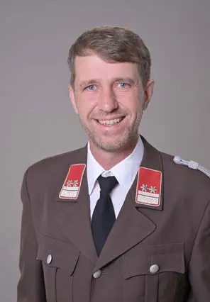 Mannschaft der freiwilligen Feuerwehr Oberaich