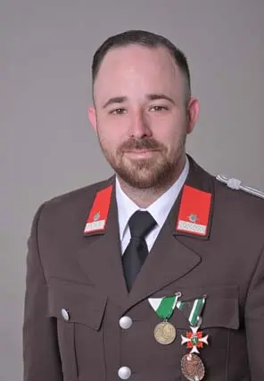 Mannschaft der freiwilligen Feuerwehr Oberaich