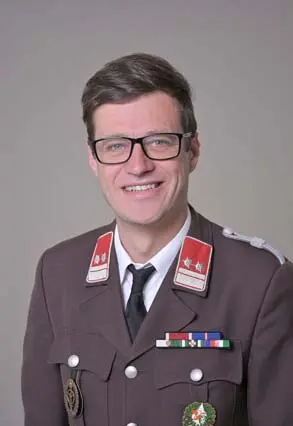 Mannschaft der freiwilligen Feuerwehr Oberaich