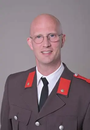 Mannschaft der freiwilligen Feuerwehr Oberaich