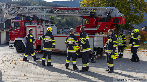 Volksschule Oberaich Brandschutzübung - 10. Oktober