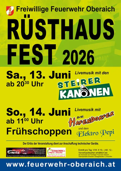 Rüsthausfest der FF Oberaich