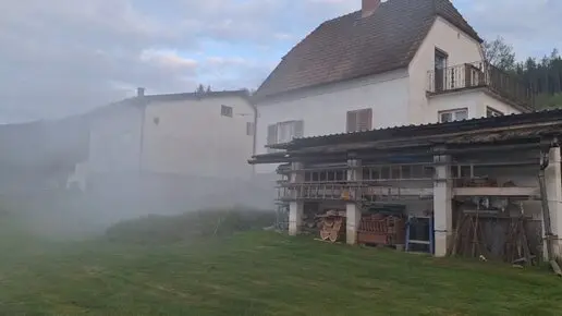 Übung eines Kellerbrand- Galerie der FF Oberaich