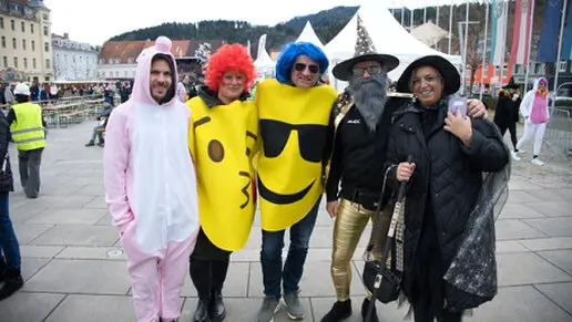 FF Oberaich am Faschingdienstag in Bruck