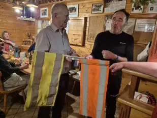 Stockschiessen in der Utscher Eishütte gegen die Naturfreunde
