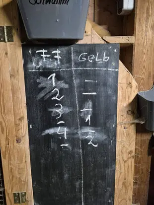 Stockschiessen in der Utscher Eishütte gegen die Naturfreunde